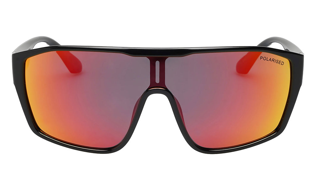 CRUSADER - BLACK  / RED MIRROR