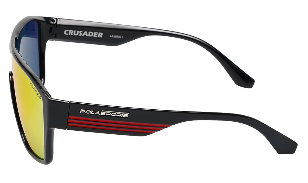 CRUSADER - BLACK  / RED MIRROR