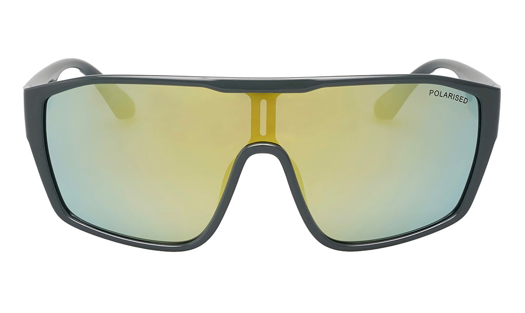 CRUSADER - DK GREY / GOLD MIRROR