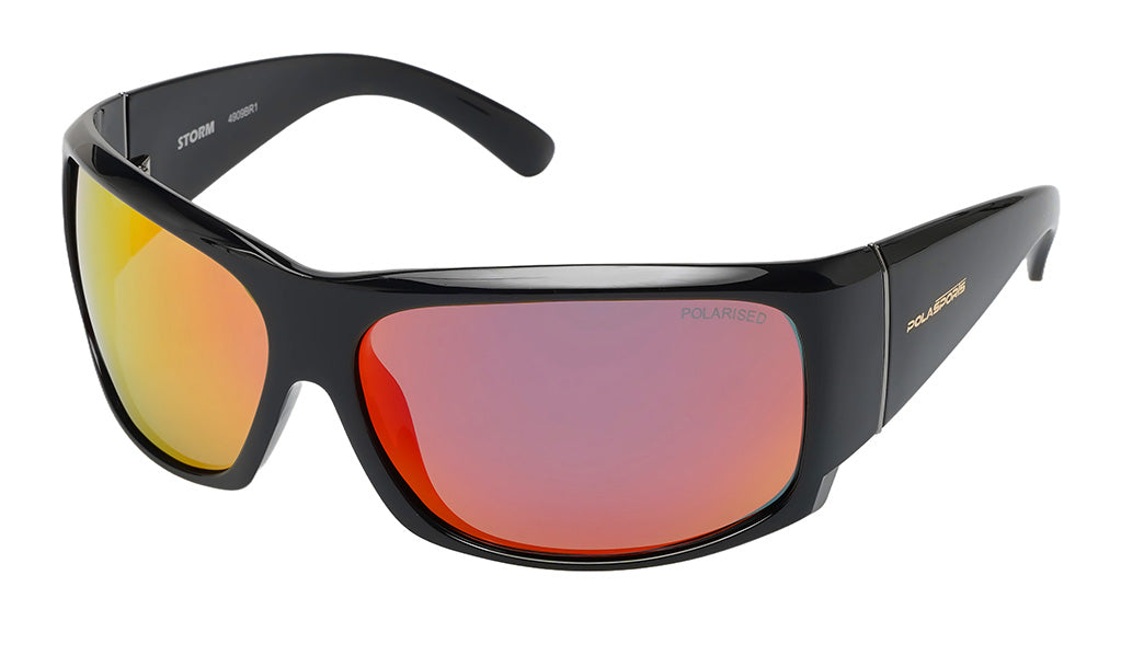 STORM - BLACK / RED MIRROR