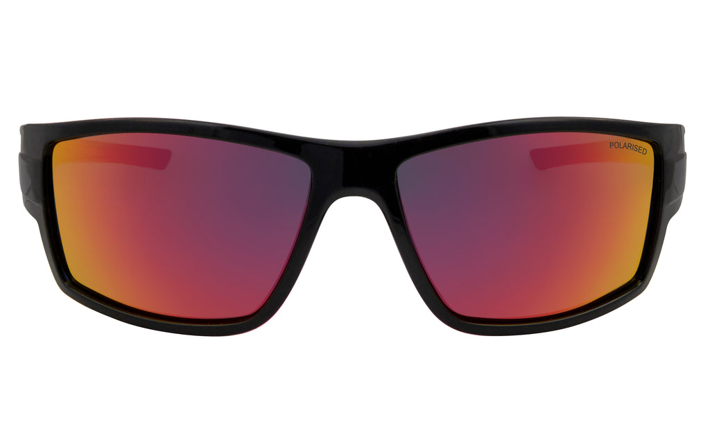 SLIDER - BLACK / RED MIRROR LENS