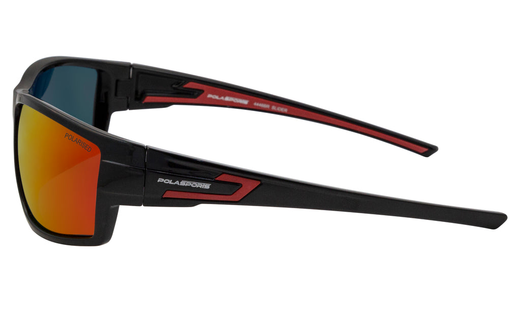 SLIDER - BLACK / RED MIRROR LENS