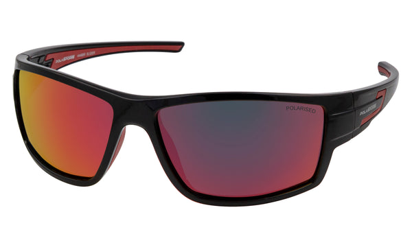 SLIDER - BLACK / RED MIRROR LENS