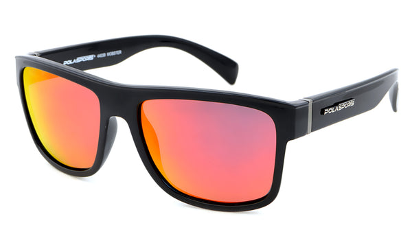 MOBSTER - BLACK / RED MIRROR LENS