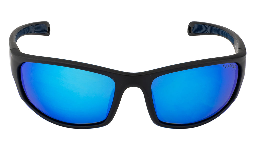 RUCKROVER - MATTE BLACK / BLUE MIRROR LENS