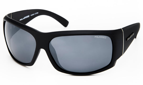 STORM - MATTE BLACK / SILVER MIRROR LENS